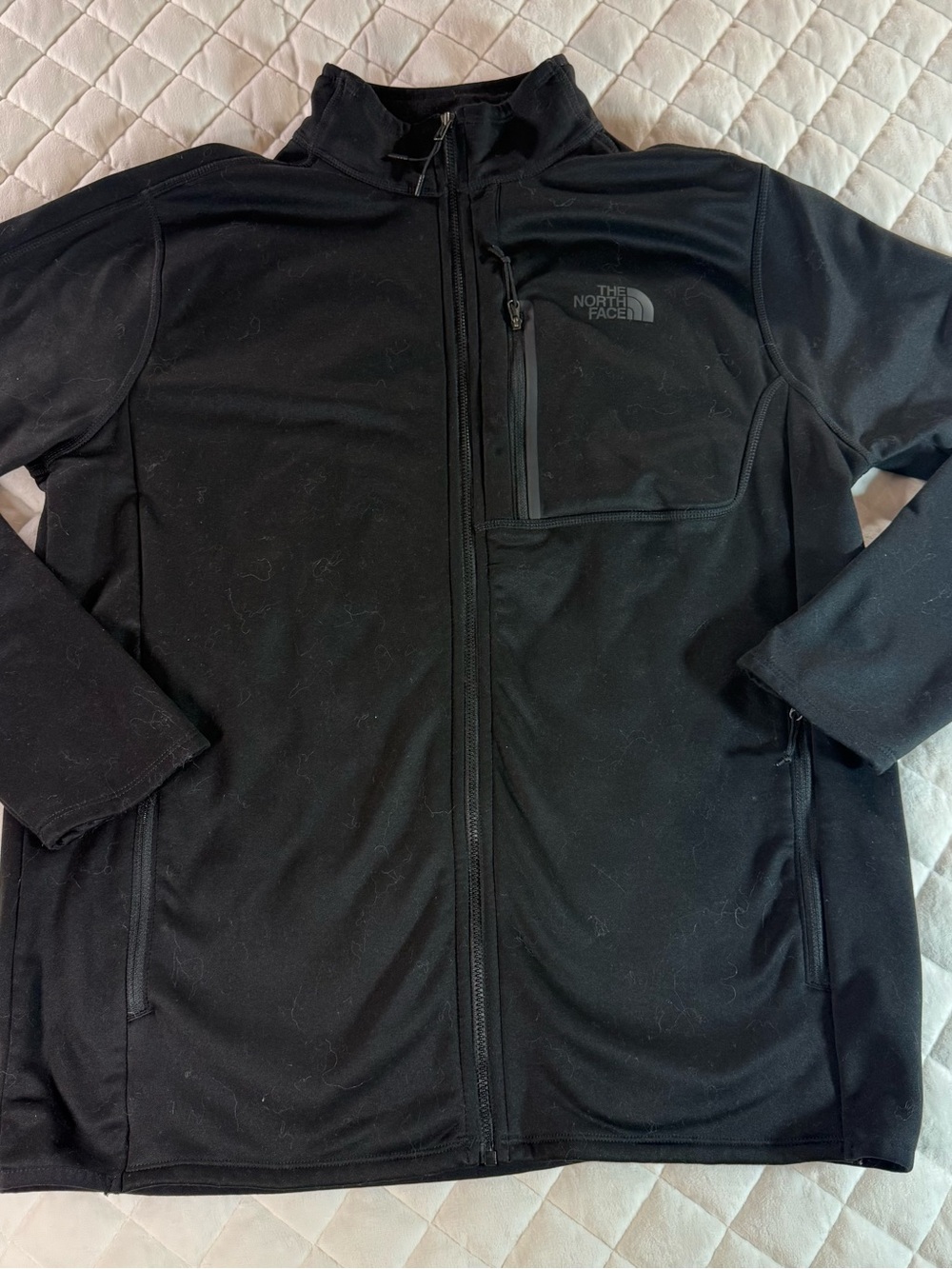 The North Face Men's Canyonlands Full-Zip Fleece Jacket Black Size Large Large